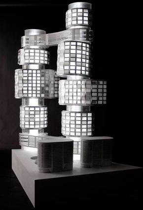 Towers ناطحتا سحاب بطول 125 متراً ملبسة بألواح الزجاج 